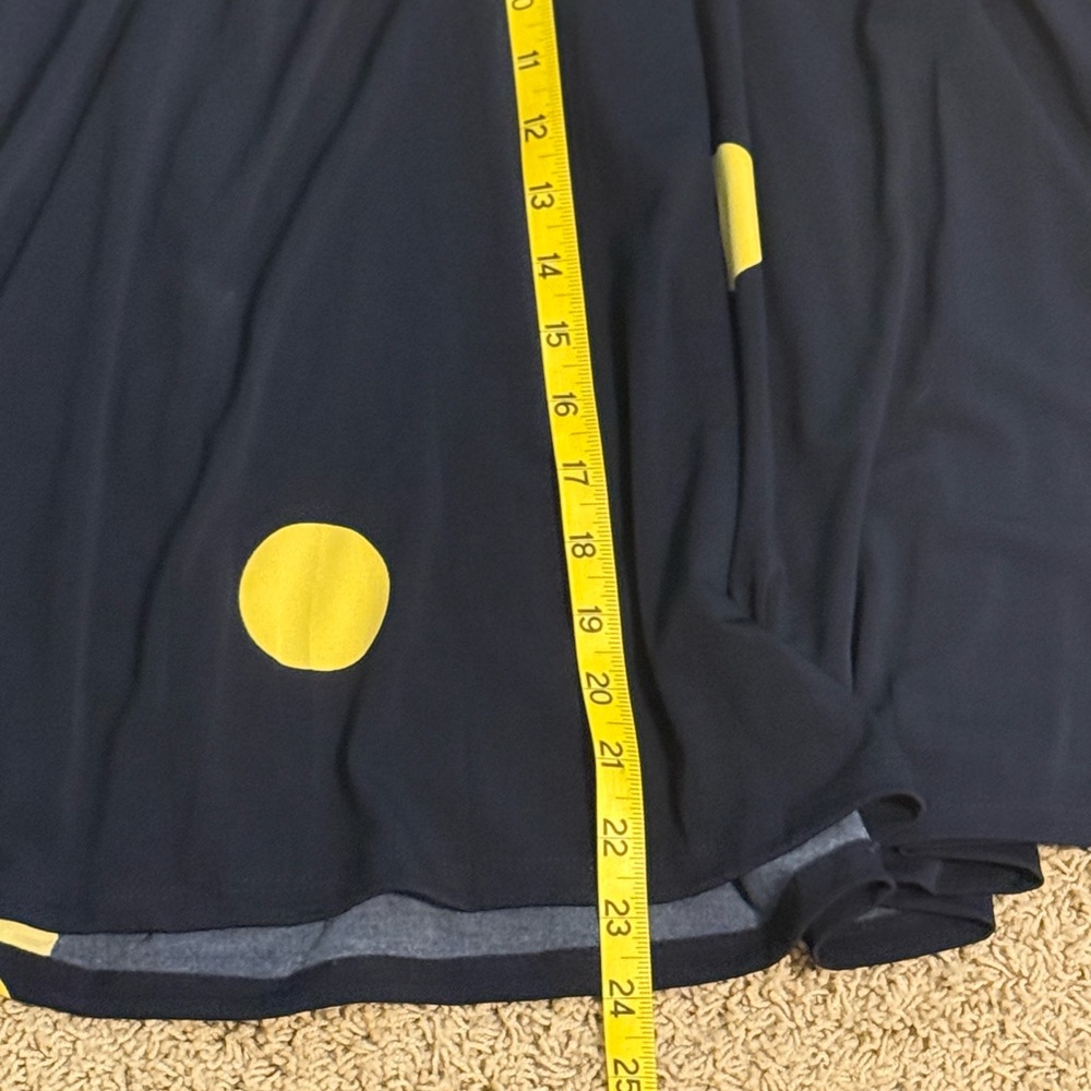 LuLaRoe Black Skirt with Yellow Dots - Picture 5 of 5
